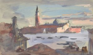 San Giorgio Maggiore, Venice by Hercules Brabazon Brabazon Oil Painting