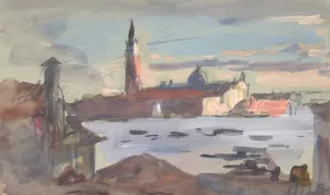 San Giorgio Maggiore, Venice by Hercules Brabazon Brabazon Oil Painting