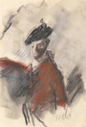 Study after Joshua Reynolds's Portrait of Cornet Nehemiah Winter, 11th Dragoons by Hercules Brabazon Brabazon Oil Painting
