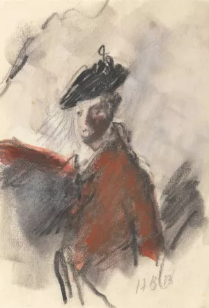 Study after Joshua Reynolds's Portrait of Cornet Nehemiah Winter, 11th Dragoons by Hercules Brabazon Brabazon Oil Painting