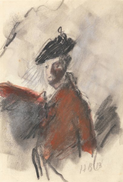 Main Product Photo of Study after Joshua Reynolds's Portrait of Cornet Nehemiah Winter, 11th Dragoons Painting by Hercules Brabazon Brabazon