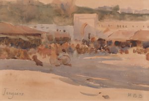 Tangiers by Hercules Brabazon Brabazon Oil Painting