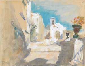 Taormina by Hercules Brabazon Brabazon Oil Painting