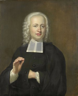 Justus Tjeenk by Herman Frederik Van Hengel Oil Painting