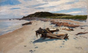 Cape Cod, Beach Oil painting by Herman Hartwich