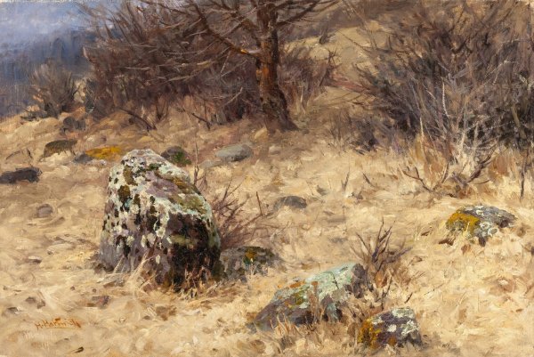The Woodcock Grounds  by Herman Hartwich - Hand-Painted Oil Painting Reproduction