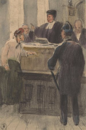 Rechtspraak by Herman Heijenbrock Oil Painting
