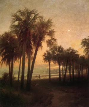 St. John's River, Florida by Herman Herzog Oil Painting