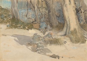 Zonder titel Oil painting by Herman Kruyder