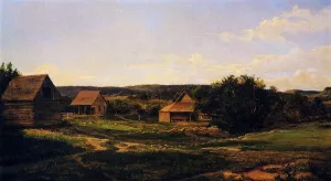 August Schroeter Ranch on the Colorado River by Herman Lungkwitz Oil Painting