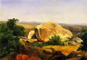 Yellow Boulders on Bear Mountain by Herman Lungkwitz - Oil Painting Reproduction
