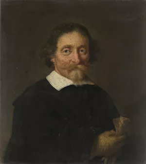 Portrait of a Man by Herman Meynderts Doncker Oil Painting