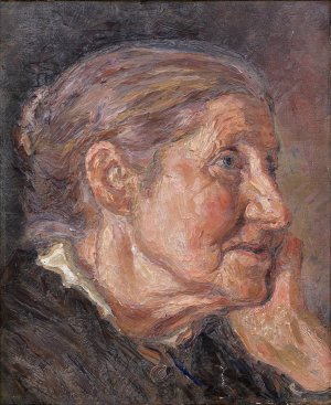 Mrs. F.M. Kallgren by Herman Norrman Oil Painting