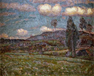 Summer Clouds by Herman Norrman Oil Painting
