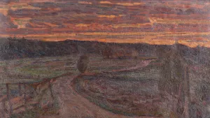 The Road to Kimarp by Herman Norrman Oil Painting