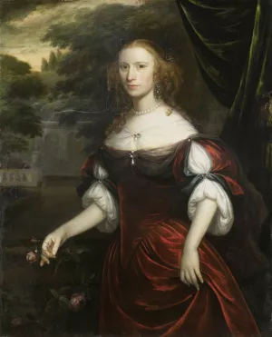 Portrait of a Woman Oil painting by Herman Verelst