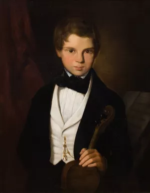 Portrait of Mieczyslaw Ostoja-Starzewski by Hermann Anschutz Oil Painting