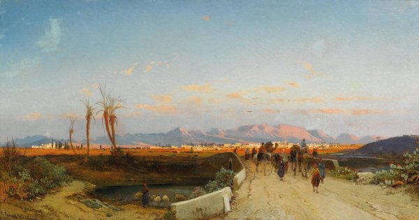 Main Product Photo of Nicosia Painting by Hermann David Salomon Corrodi
