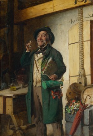 Botanist's Dearest Flower by Hermann Kern Oil Painting