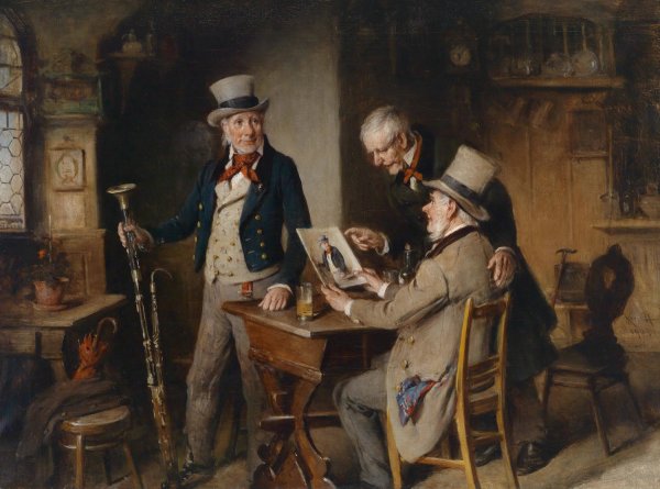 Main Product Photo of Der Fagottspieler Painting by Hermann Kern