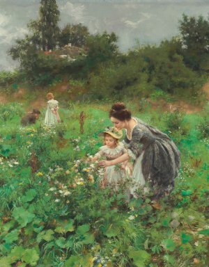 Summerlust by Hermann Seeger Oil Painting