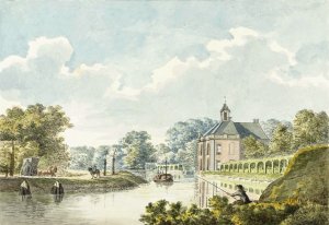 Het Huis Rupelmonde aan de Vecht by Hermanus Numan Oil Painting
