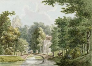 Het landgoed Velzerbeek bij Velsen by Hermanus Numan Oil Painting