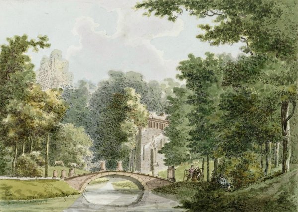 Main Product Photo of Het landgoed Velzerbeek bij Velsen  Painting by Hermanus Numan