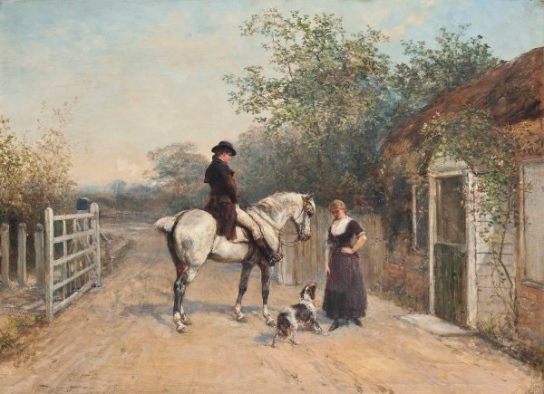 Main Product Photo of A mutual attraction  Painting by Heywood Hardy