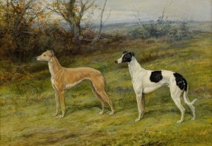 Fellow From Wales And Silvery Sand by Heywood Hardy Oil Painting