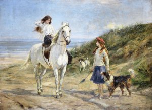 Holiday Time by Heywood Hardy Oil Painting