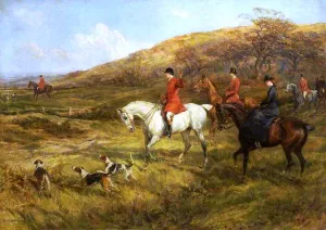 Hunting Scene by Heywood Hardy - Oil Painting Reproduction