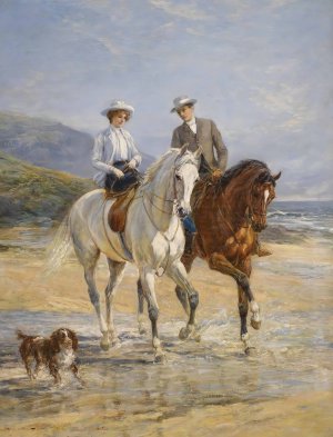 Pleasant Company by Heywood Hardy Oil Painting