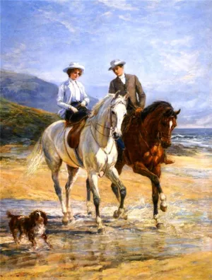 Pleasant Company painting by Heywood Hardy