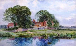 The Old Manor House by Heywood Hardy Oil Painting