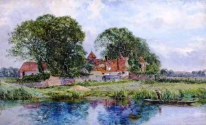 The Old Manor House Oil painting by Heywood Hardy