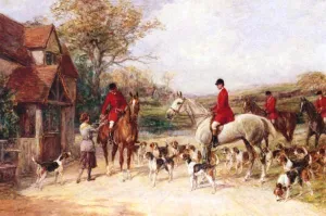 The Stirrup Cup by Heywood Hardy Oil Painting