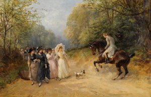 The Unwanted by Heywood Hardy Oil Painting