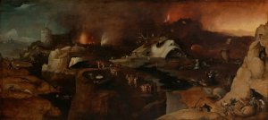 Christ's Descent into Hell by Hieronymous Bosch (Follower) Oil Painting