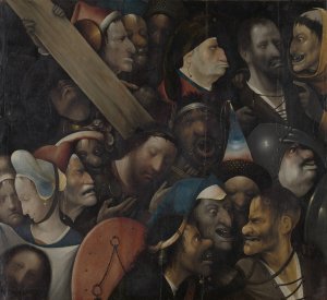 Christ Carrying the Cross by Hieronymus Bosch Oil Painting