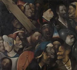 Christ Carrying the Cross by Hieronymus Bosch Oil Painting