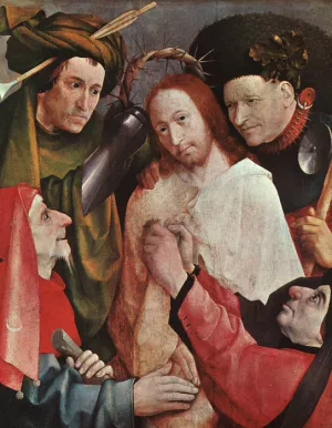 Christ Mocked by Hieronymus Bosch - Oil Painting Reproduction