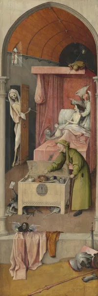 Death and the Miser by Hieronymus Bosch Oil Painting