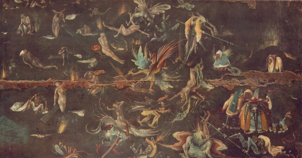 Main Product Photo of Last Judgement Fragment Painting by Hieronymus Bosch