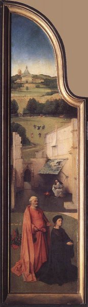 St. Peter with the Donor Oil painting by Hieronymus Bosch