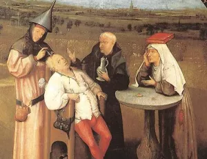 The Cure of Folly by Hieronymus Bosch Oil Painting
