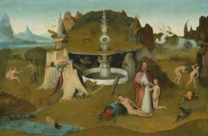 The Garden of Paradise by Hieronymus Bosch Oil Painting
