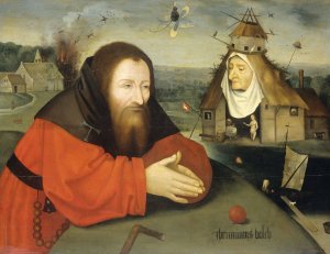 The Temptation of St Anthony by Hieronymus Bosch Oil Painting