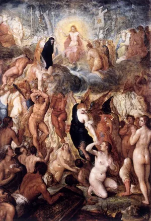 The Last Judgment Oil painting by Hieronymus Francken II