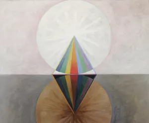 Group IX,SUW No. 12, The Swan No. 12 by Hilma Af Klint Oil Painting